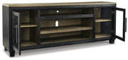 Foyland XL TV Stand with Fireplace Option