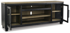 Foyland XL TV Stand with Fireplace Option