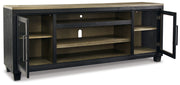 Foyland XL TV Stand with Fireplace Option