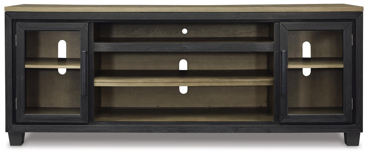 Foyland XL TV Stand with Fireplace Option
