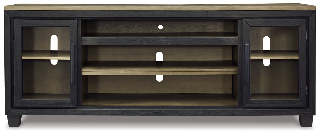 Soporte para TV Foyland de 83" con chimenea eléctrica