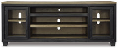 Foyland XL TV Stand with Fireplace Option