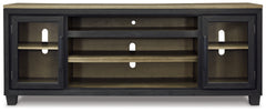 Foyland XL TV Stand with Fireplace Option