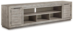 Naydell XL TV Stand w/Fireplace Option