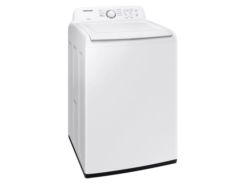 4.1 cu. ft. Capacity Top Load Washer with Soft-Close Lid and 8 Washing Cycles in White