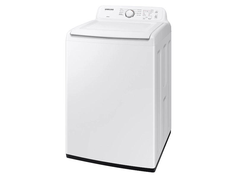 4.1 cu. ft. Capacity Top Load Washer with Soft-Close Lid and 8 Washing Cycles in White