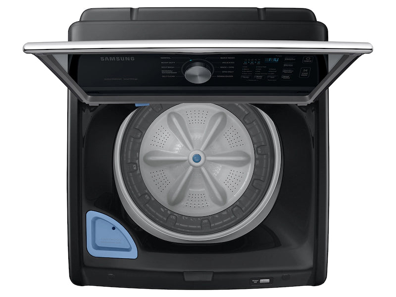 4.6 cu. ft. Large Capacity Smart Top Load Washer with ActiveWave™ Agitator and Active WaterJet in Brushed Black