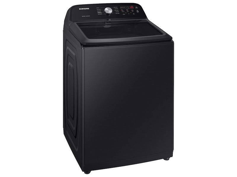 4.9 cu. ft. Large Capacity Top Load Washer with ActiveWave™ Agitator and Deep Fill in Brushed Black