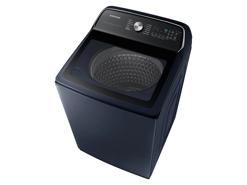 5.4 cu. ft. Smart Top Load Washer with Pet Care Solution and Super Speed Wash in Brushed Navy