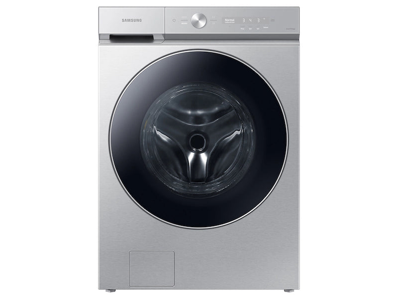 Bespoke 5.3 cu. ft. Ultra Capacity Front Load Washer with AI OptiWash™ and Auto Dispense in Silver Steel