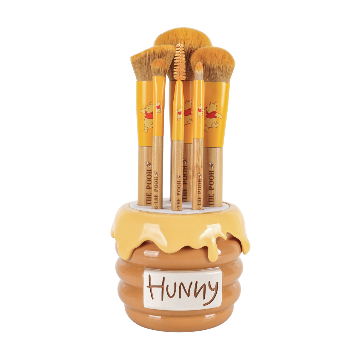 Winnie the Pooh™ "HUNNY" 6-PC Makeup Brush Set w/ Holder