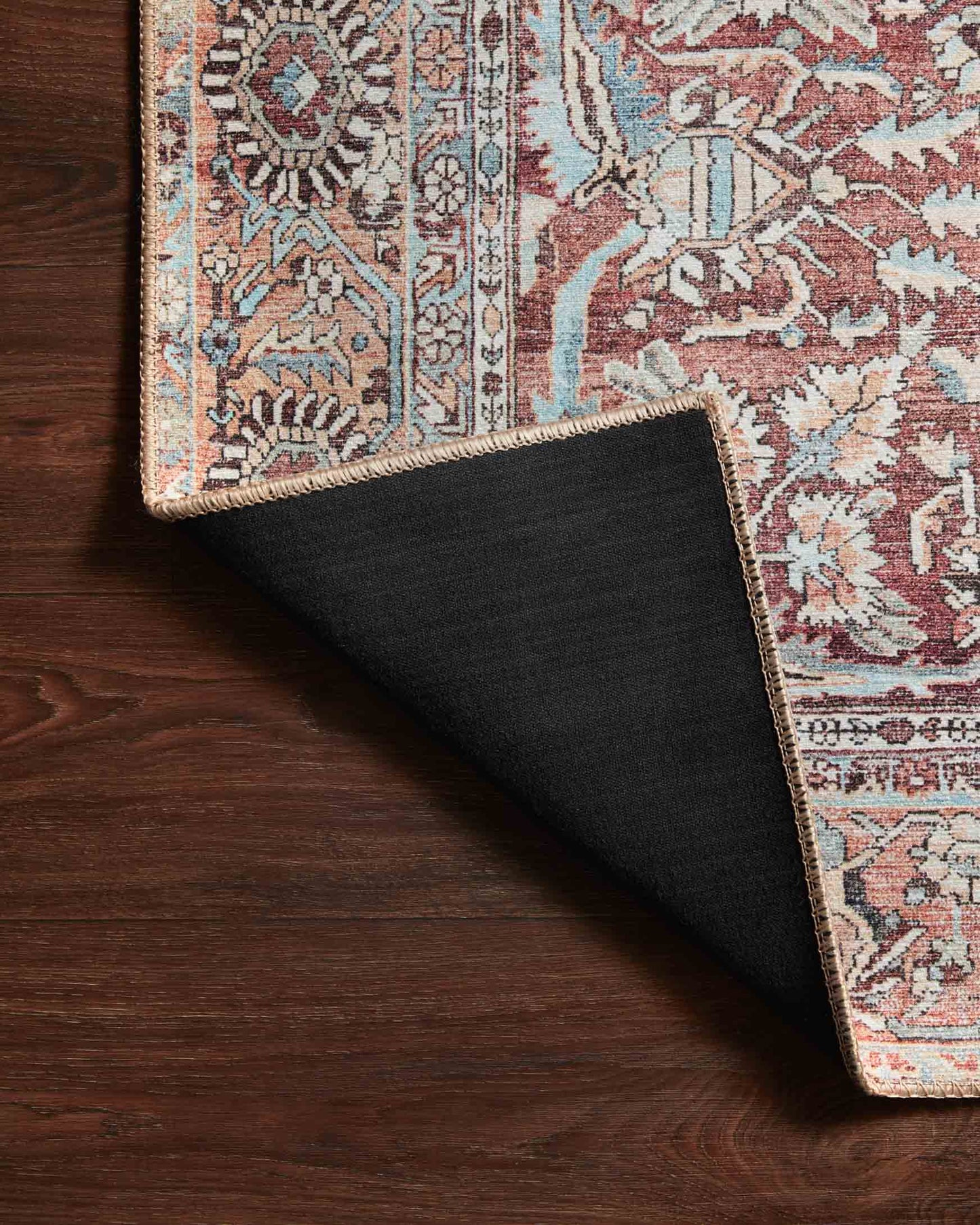 Loloi Wynter WYN-05 Tomate / Verde azulado