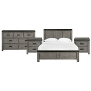 Wade Queen 4PC Bedroom Set with 2 Nightstands & Dresser