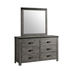 Wade Youth 6 Drawer Dresser & Mirror Set