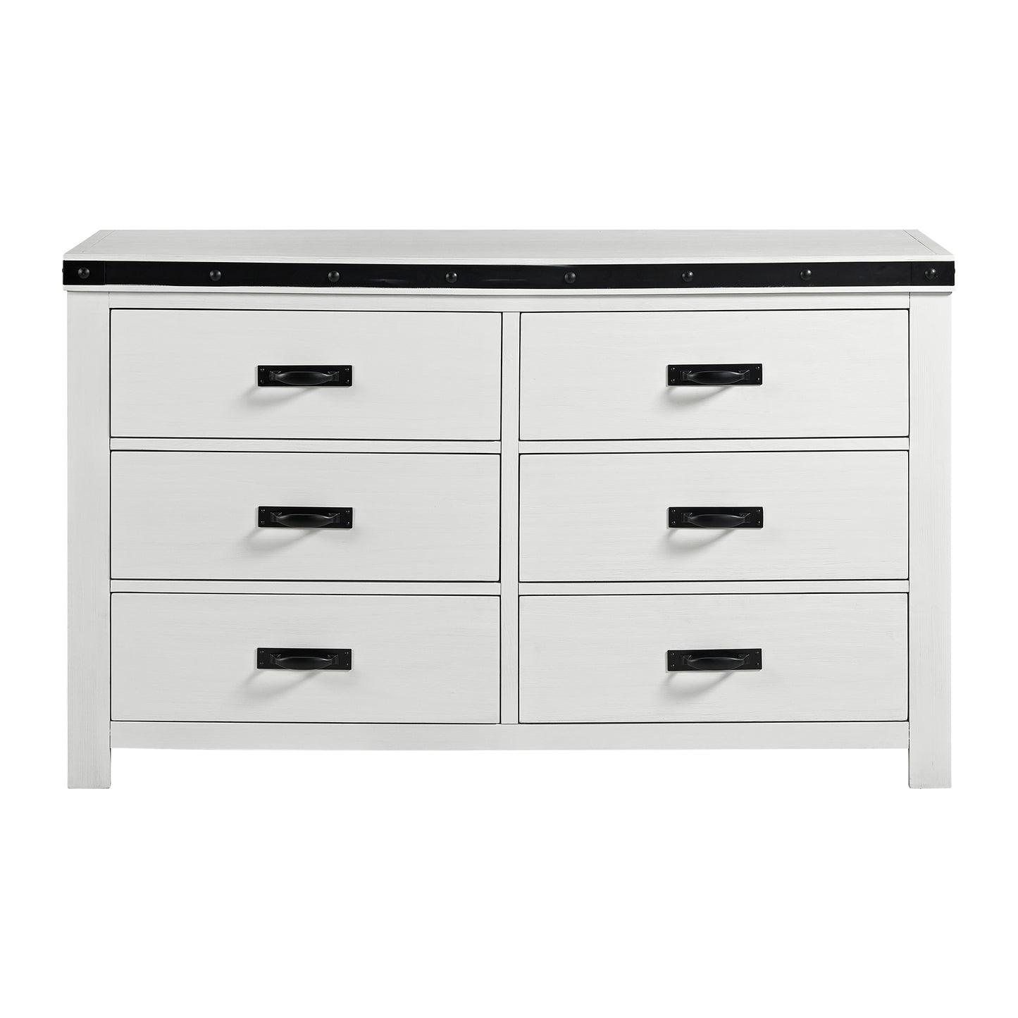 Wade Youth 6-Drawer Dresser in White