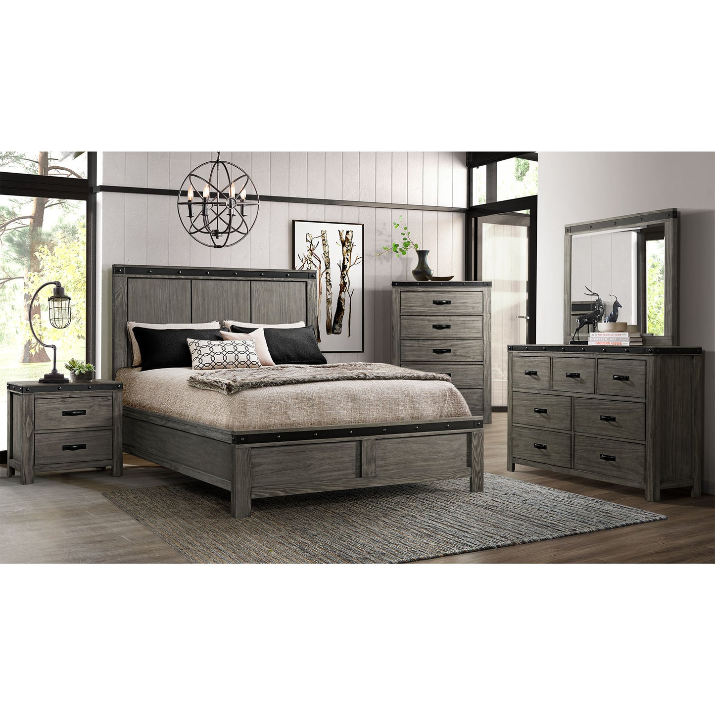 Wade 7-Drawer Dresser & Mirror Set