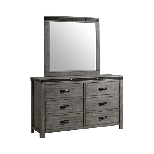 Wade Youth 6 Drawer Dresser & Mirror Set