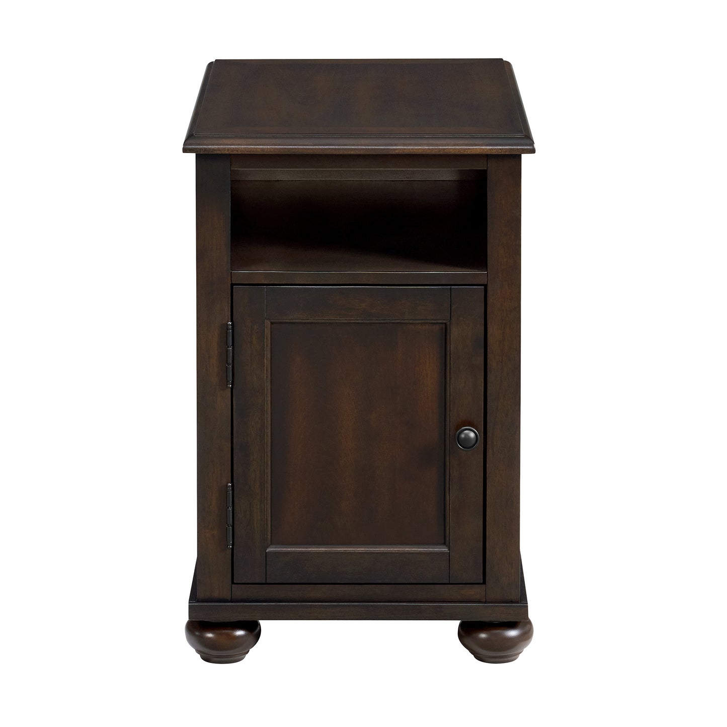 Wagner Chairside Table with USB in Cherry