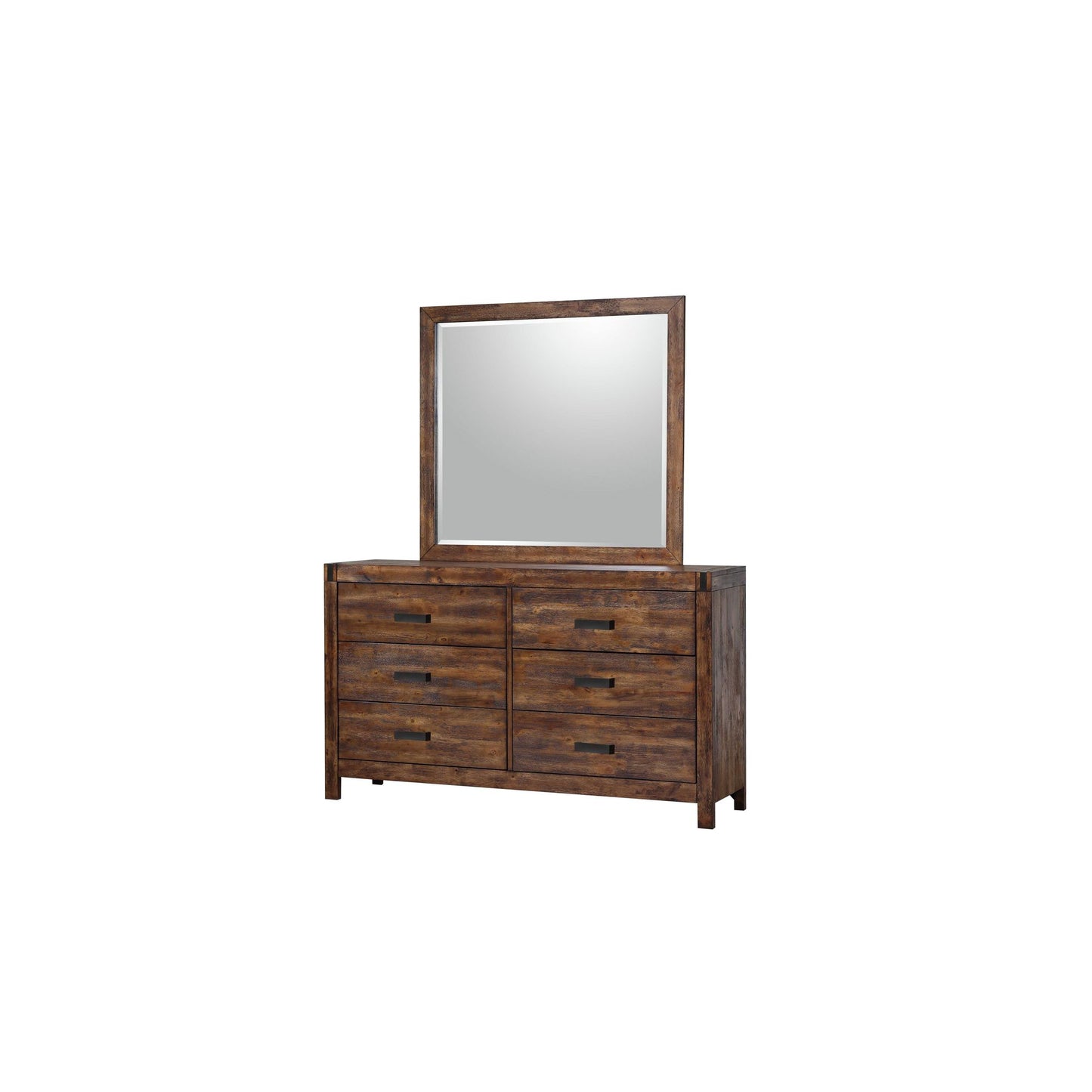 Warner Twin 5PC Platform Storage Bedroom Set In Chestnut