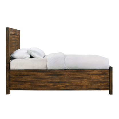 Warner Queen Platform Storage Bed in Chestnut