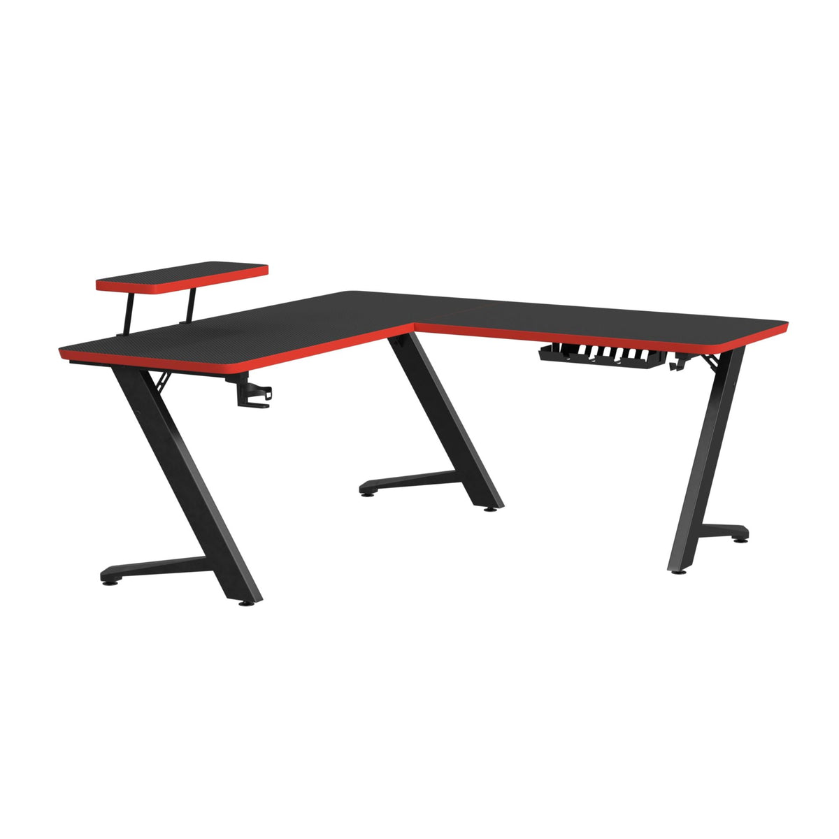 Waterside L Shape Desk In Black