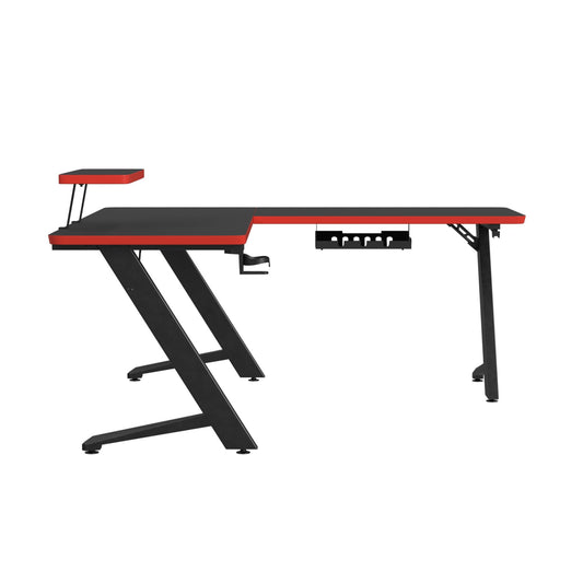 Waterside L shape Desk in Black