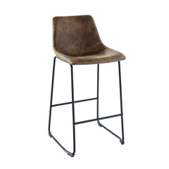 Wes Bar Stool (QSD6099) 29" Brown Bar Stool (2 Per Carton)