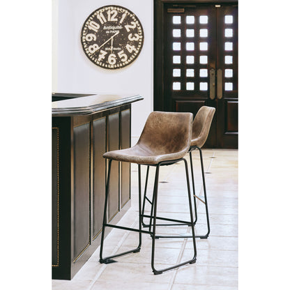 Wes Bar Stool (QSD6099) 29" Brown Bar Stool (2 Per Carton)