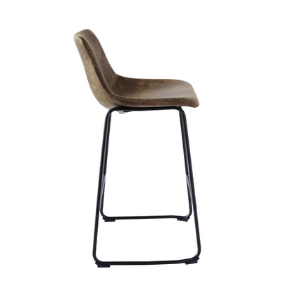 Wes Bar Stool (QSD6099) 29" Brown Bar Stool (2 Per Carton)