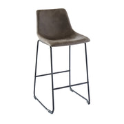 Wes Bar Stool (QSD6099) 29" Grey Bar Stool (2 Per Carton)