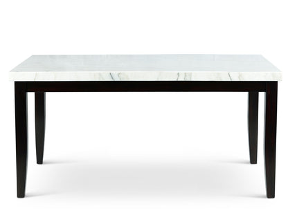 Mesa de comedor de mármol blanco Westby 