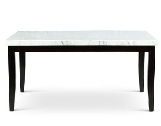 Westby White Marble Dining Table