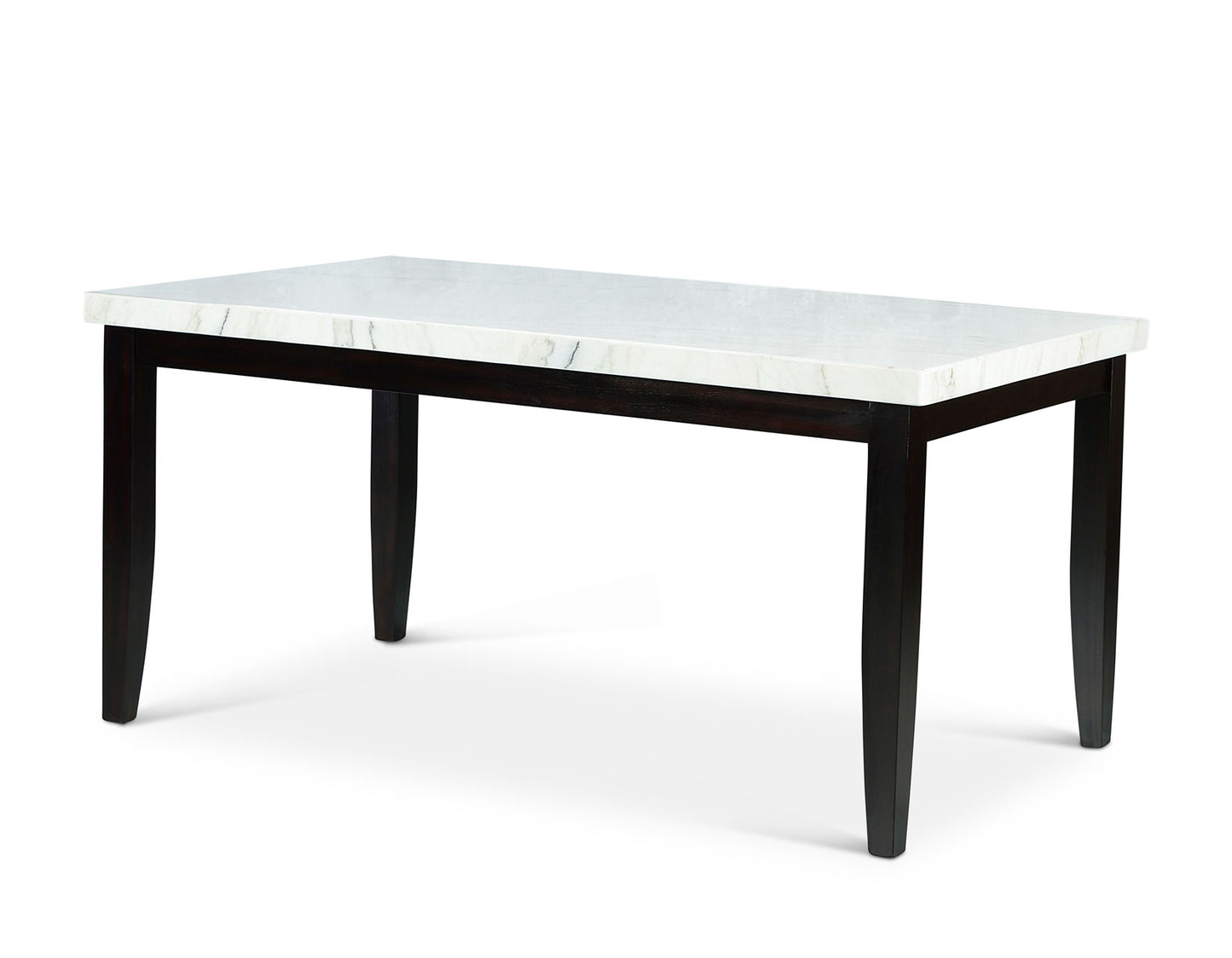 Mesa de comedor de mármol blanco Westby 