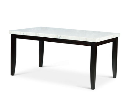 Mesa de comedor de mármol blanco Westby 