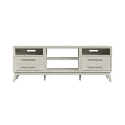 Westland 71" TV Console without Fireplace Insert in Almond