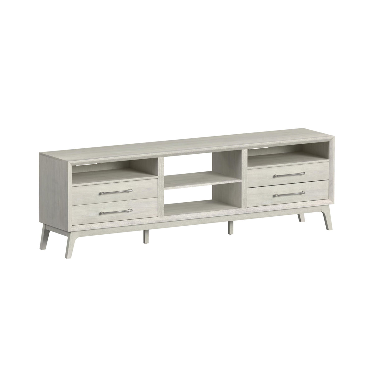 Westland 3PC Entertainment Unit with 82" TV Console in Almond