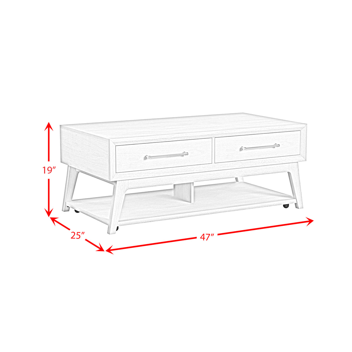 Westland 2PC Occasional Table Set in Almond-Coffee Table & End Table
