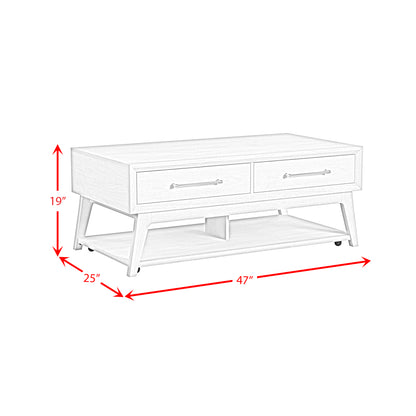 Westland 2PC Occasional Table Set in Almond-Coffee Table & End Table