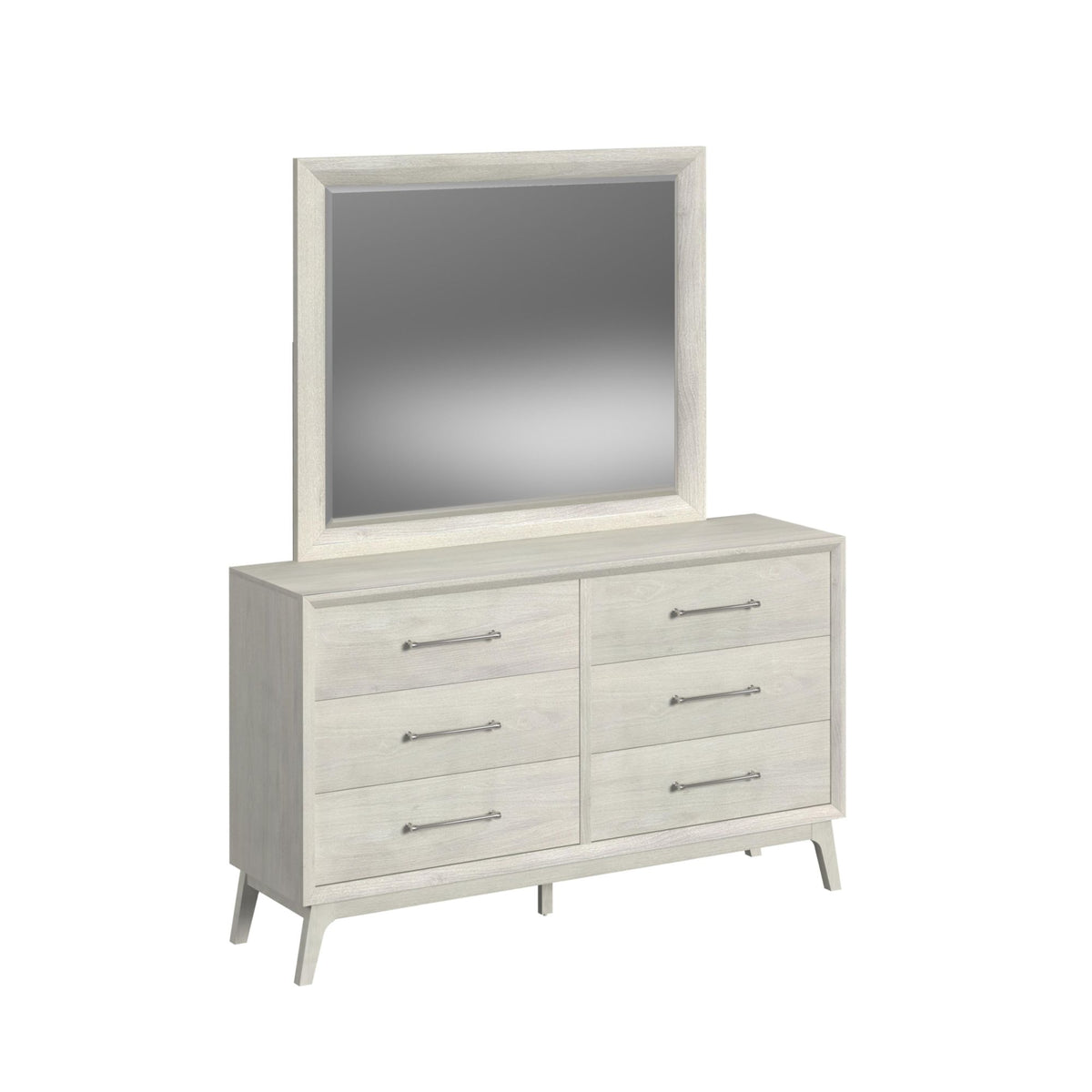 Westland Dresser And Mirror Set In Almond