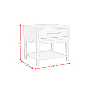 Westland 2PC Occasional Table Set in Almond-Coffee Table & End Table