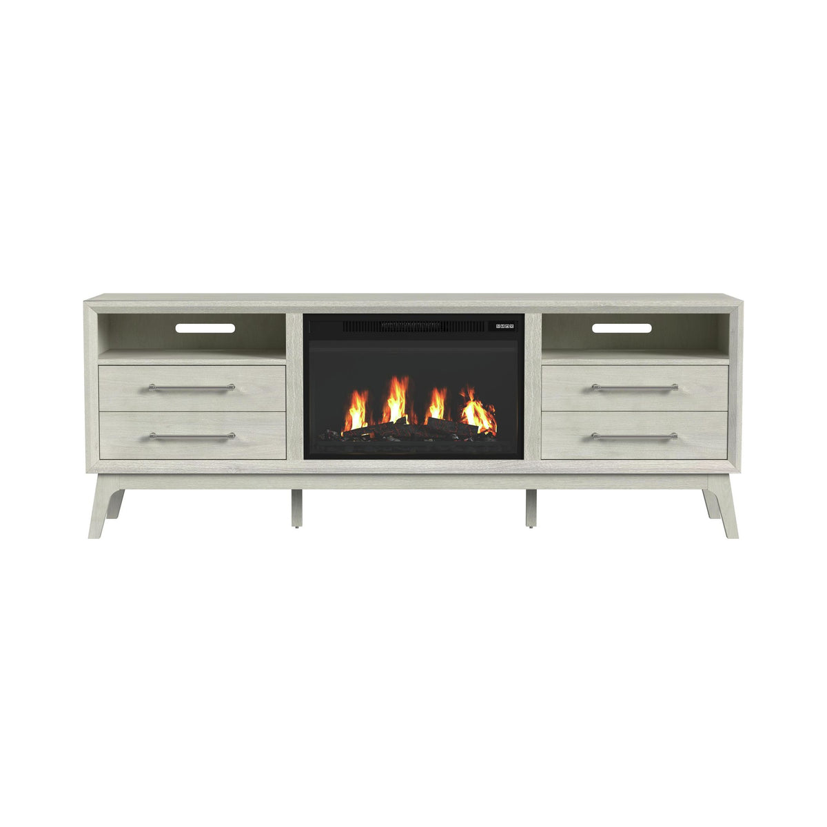 Westland KIT - 71" TV Console with Fireplace Insert in Almond