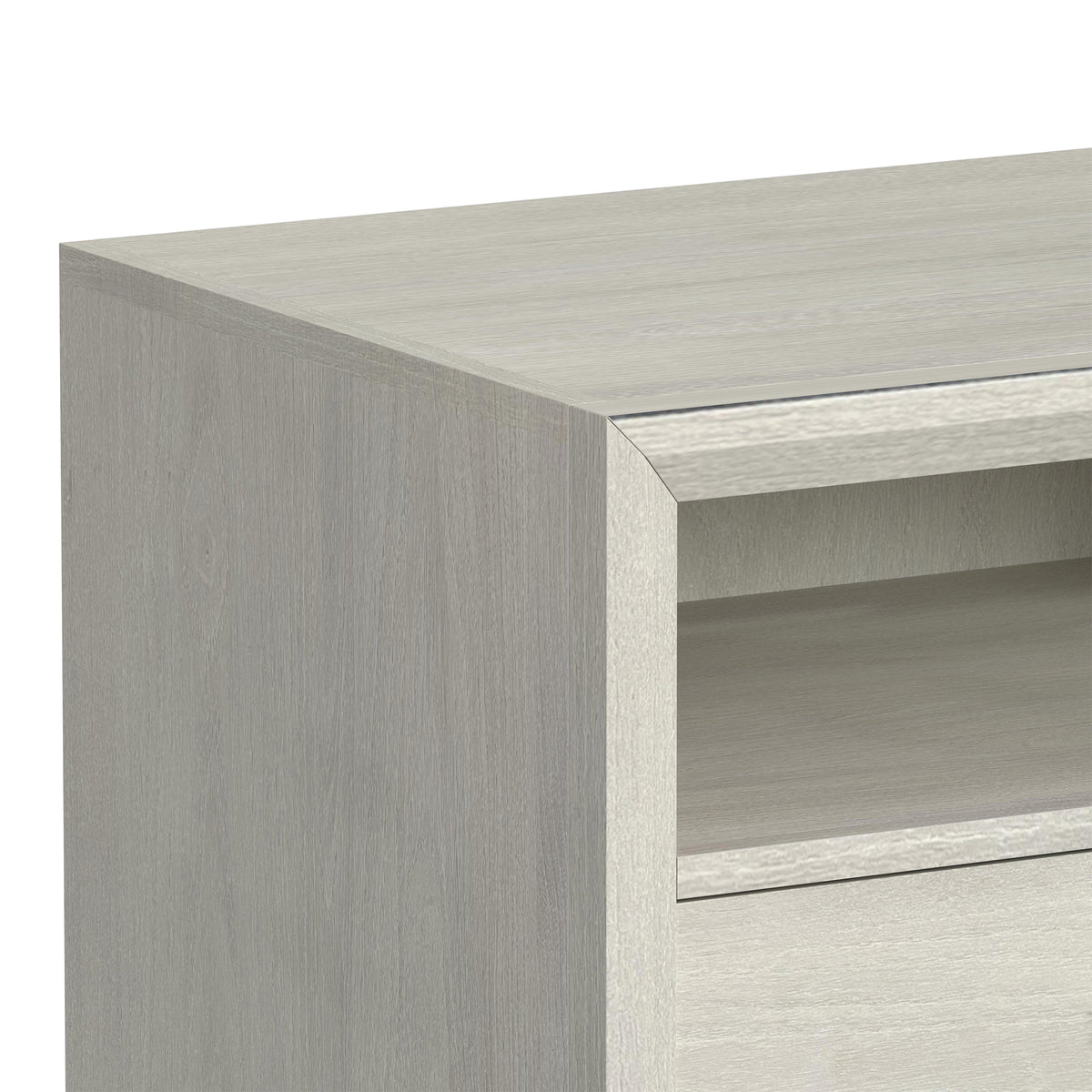 Westland 3PC Entertainment Unit with 82" TV Console in Almond