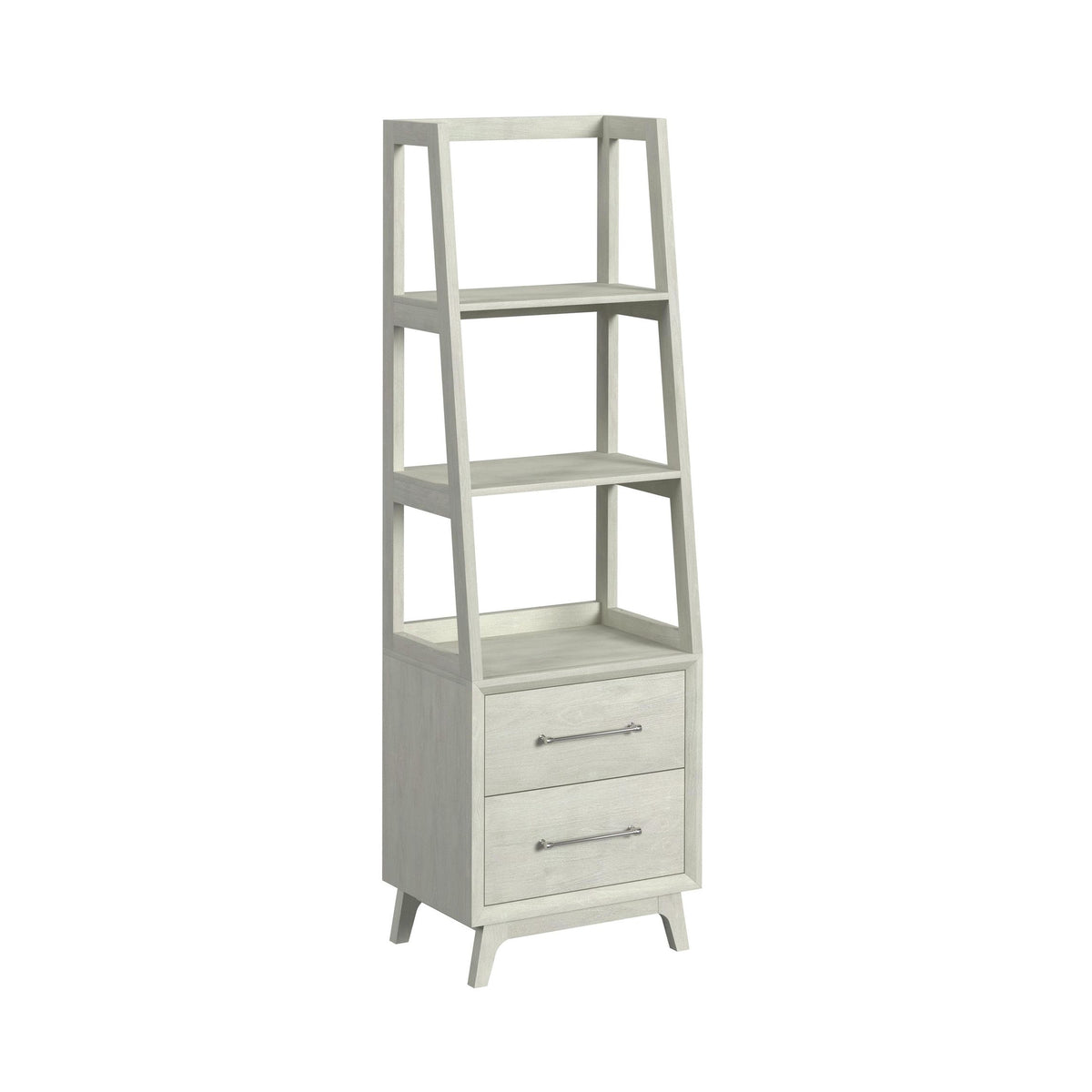 Westland 4PC Entertainment Unit with 82" TV Console in Almond