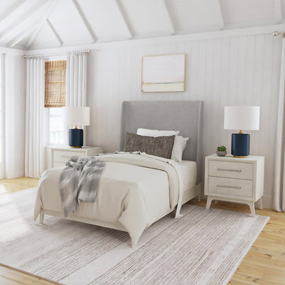 Westland Uph Bedroom Set with 2 Nightstands