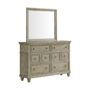 Whit-Ash Queen Panel 5PC Bedroom Set in Light Grey