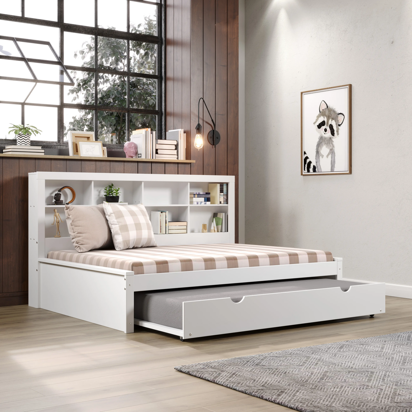 Daybed with Bookcase