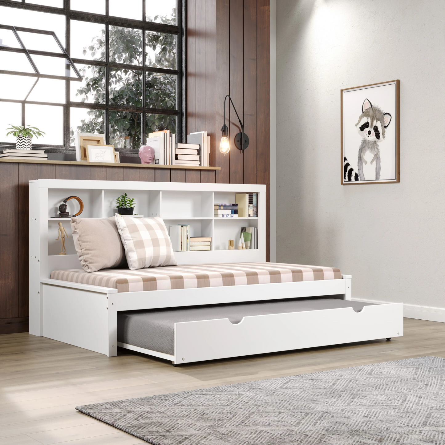 Daybed with Bookcase