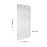 Hollywood Premiere® Full-Length Vanity Mirror