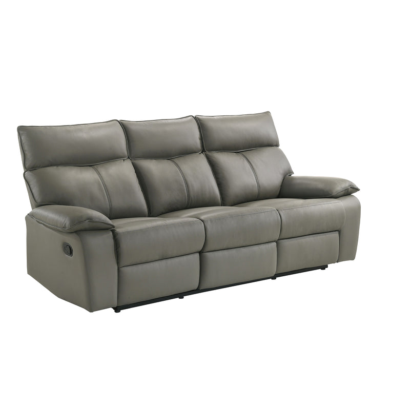 Wildcat 3Pc Living Room Set In Aviarah Grey-Sofa, Loveseat & Recliner