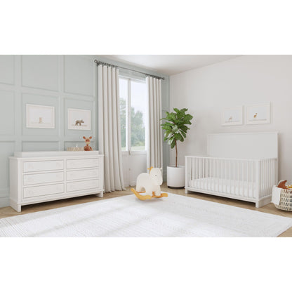 Wyller Dresser and Topper in White